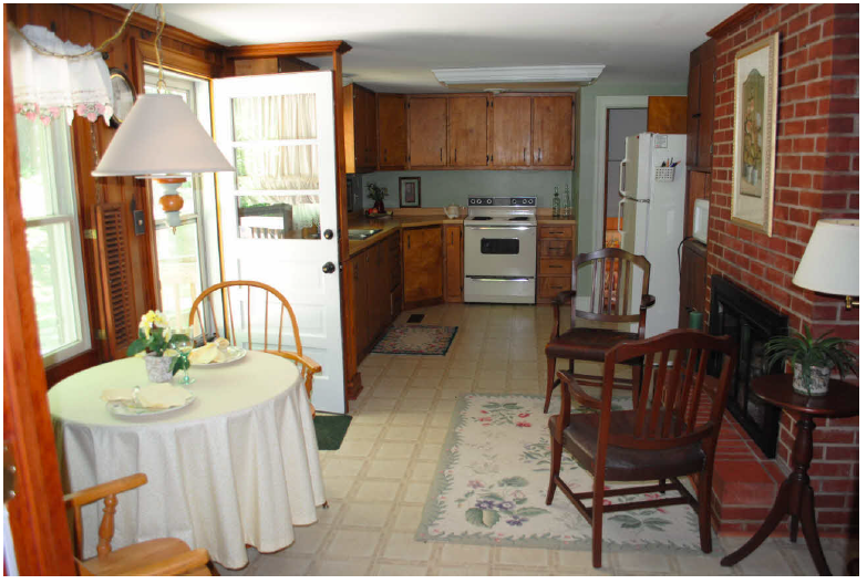 Before View of Kitchen Area