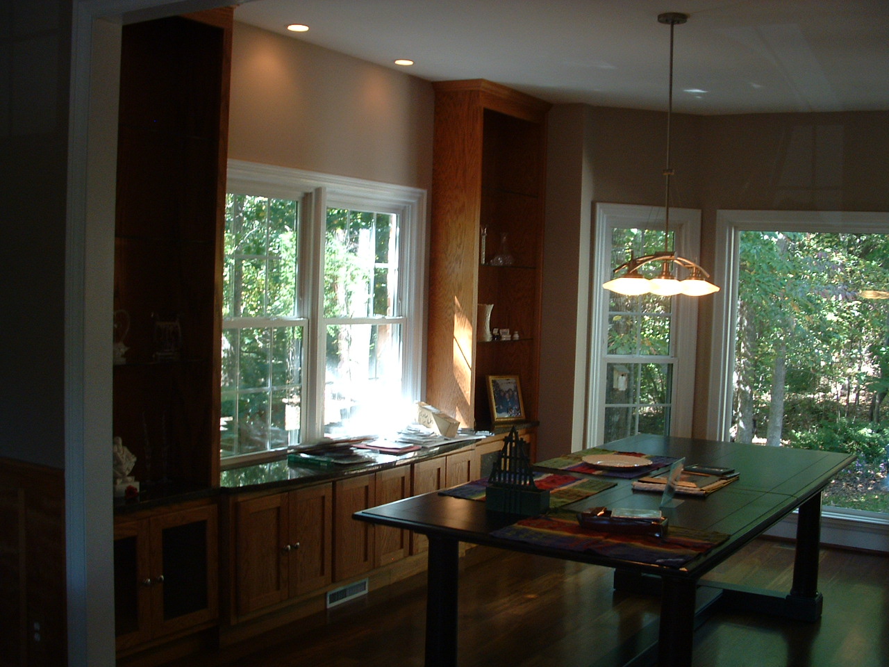 Dining with new cabinets