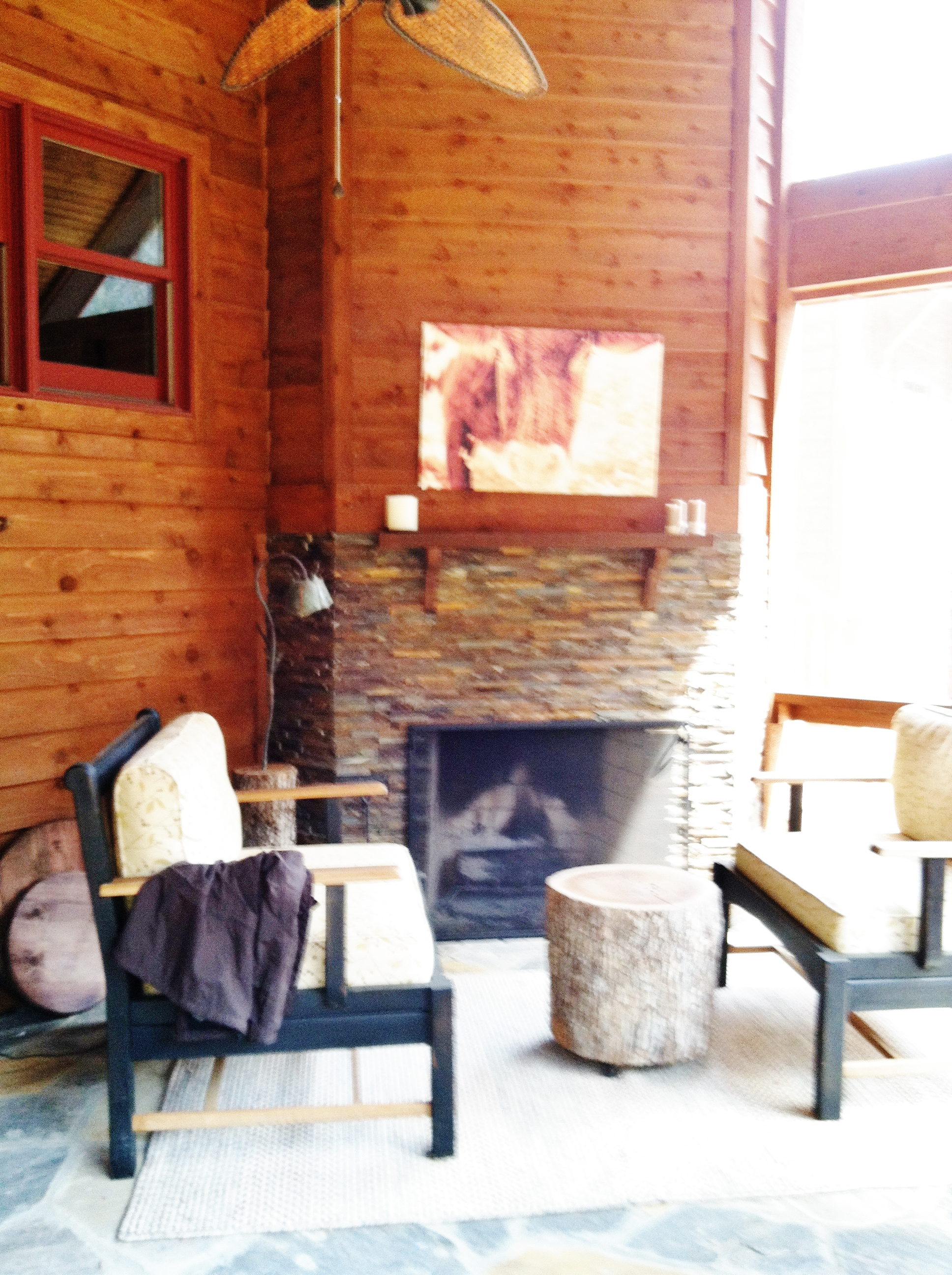 Fireplace@Screen Porch