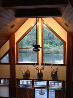 View from Loft-Great Room & River