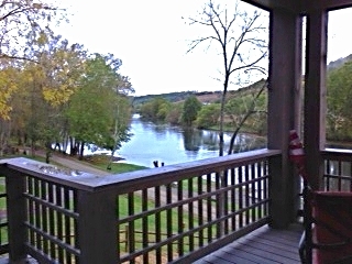 View of River from Front Deck