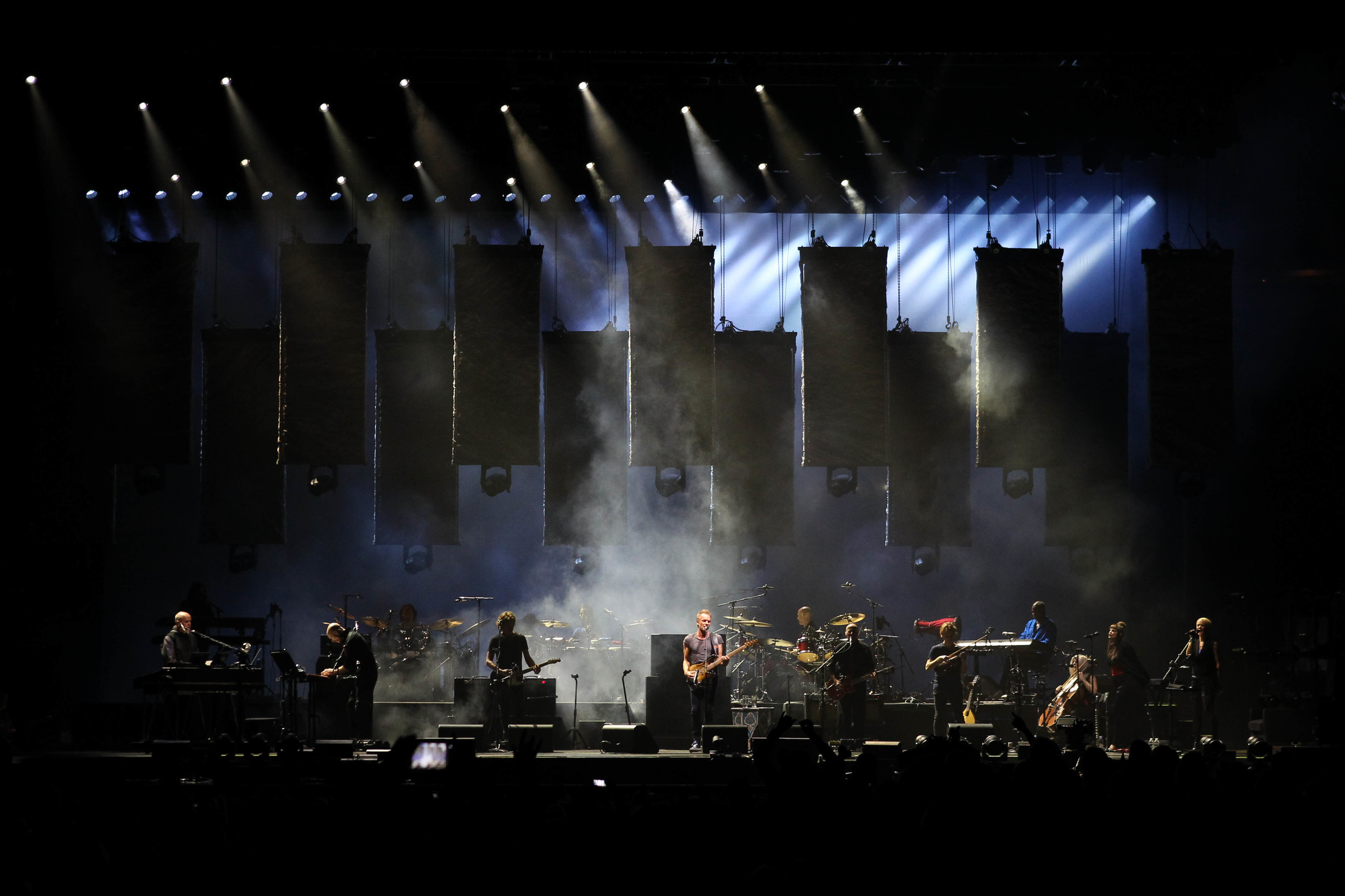 Sting and Peter Gabriel, Rock : Paper : Scissors, Madison Square Garden, 2016