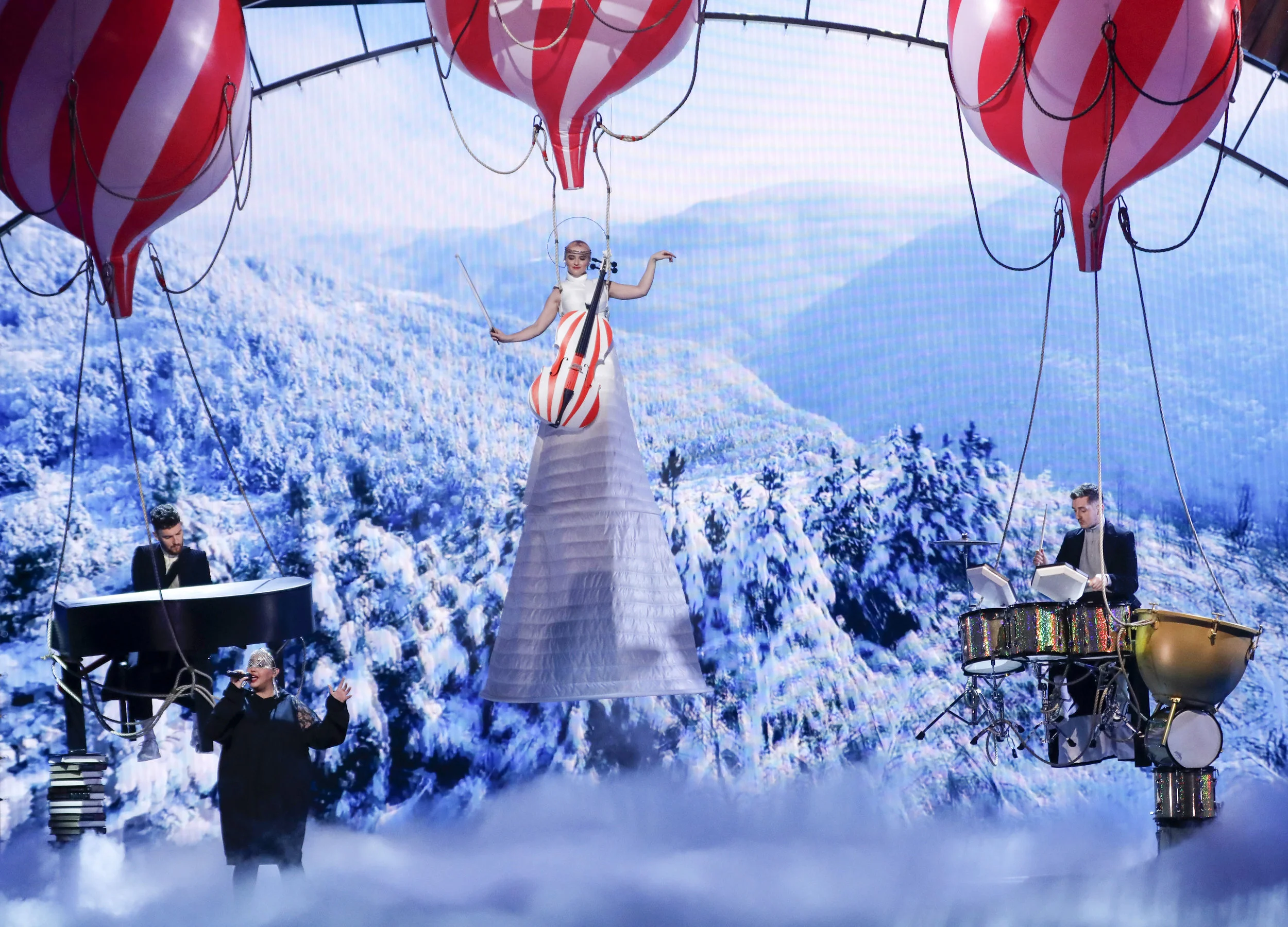 Clean Bandit at the Royal Variety Performance, 2018