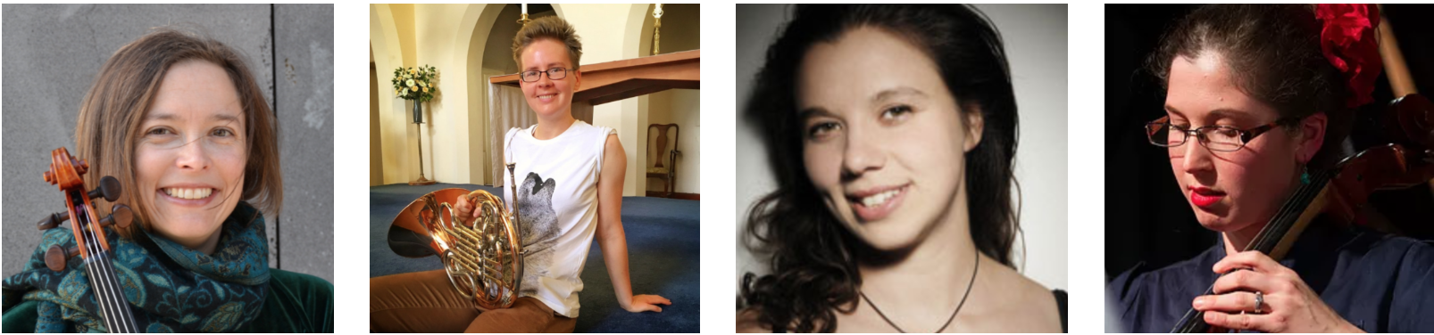 From left to right: Marianne Rothschild, Luca Vanags-Smith, Amy Valent, Karina Di Sisto