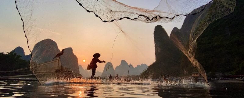 A wide angle panorama taken in Chine (Source: Austin Mann)