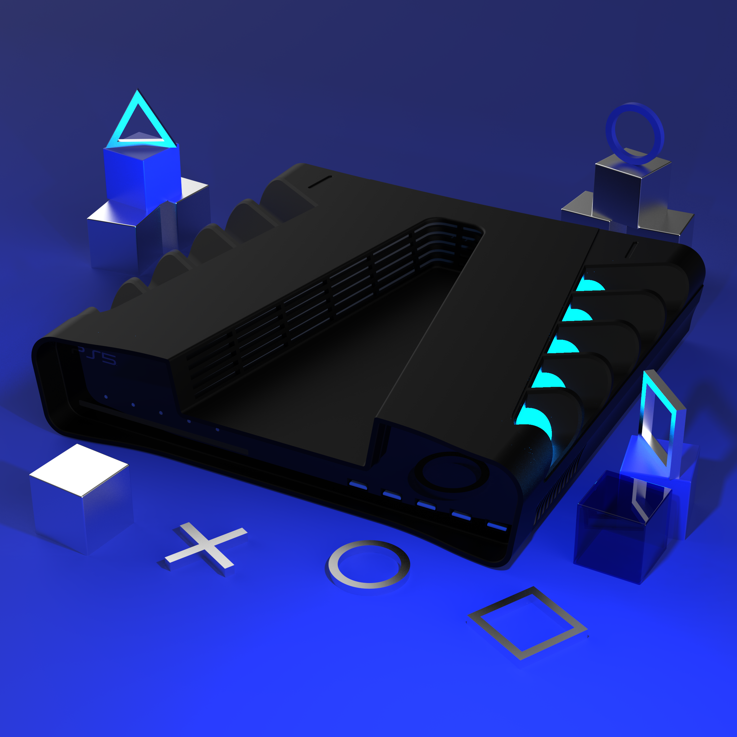 Our concept of the PS5 based on the previously leaked patent.