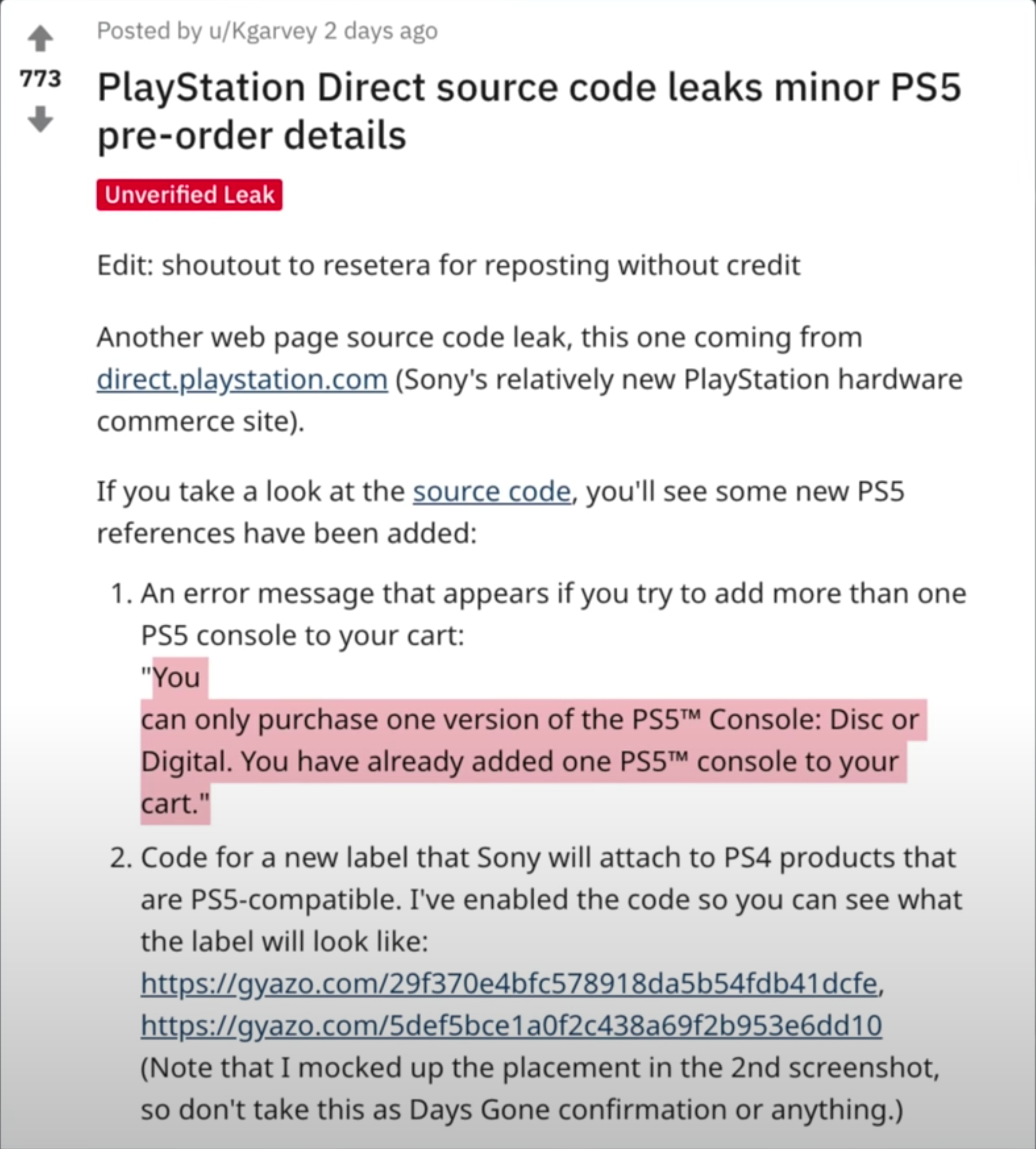 Days Gone 2 New Leaks, PS5