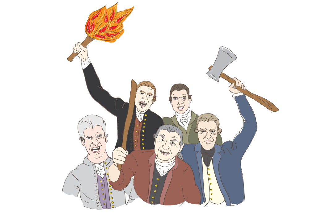 Illustration of the angry mob by Studio Pie