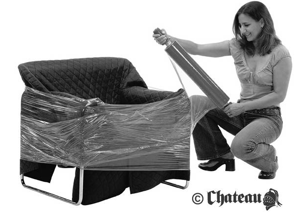 Shrink wrap protects your furniture