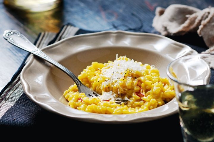 The classic Risotto alla Milanese. Source; taste.com.au