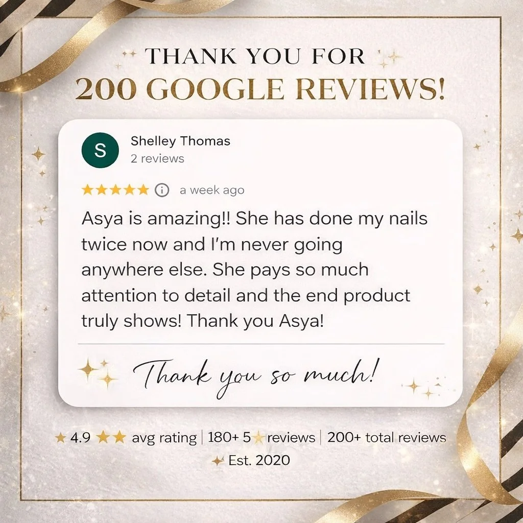 ✨ 200 REVIEWS &amp; COUNTING! ✨
I&rsquo;m honestly so overwhelmed with gratitude right now. Hitting 200 Google reviews &mdash; with almost every single one being ⭐️⭐️⭐️⭐️⭐️ &mdash; is something I never take for granted.
This little salon in Portsmout
