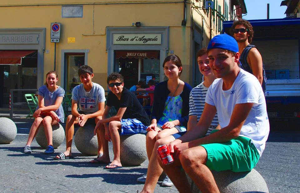 Calder Classics students studying abroad in Florence, Italy. 