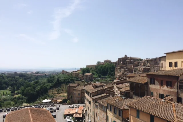 Awesome views from the top of the Town Hall in Siena!