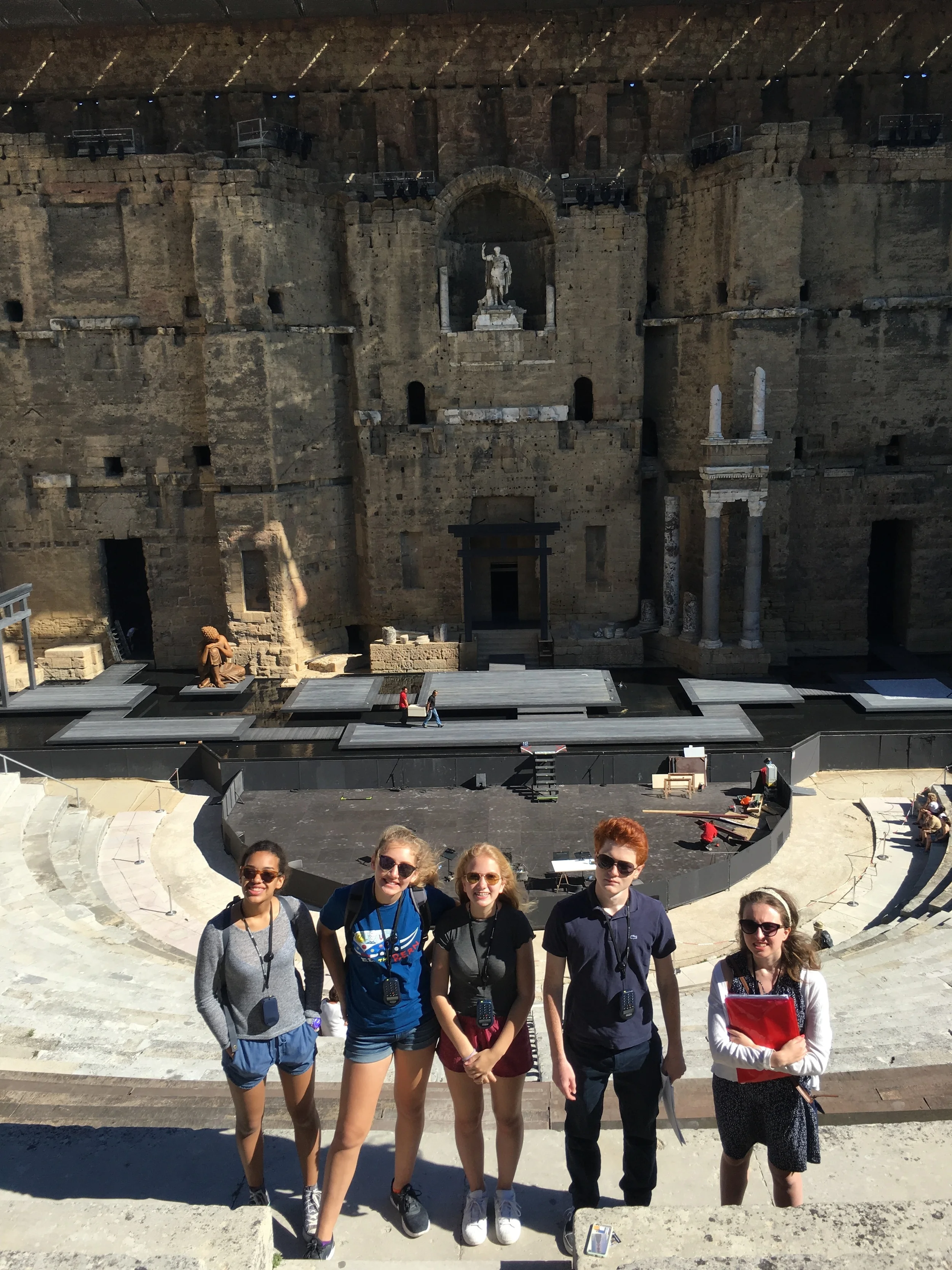 At the Roman theater in Orange.