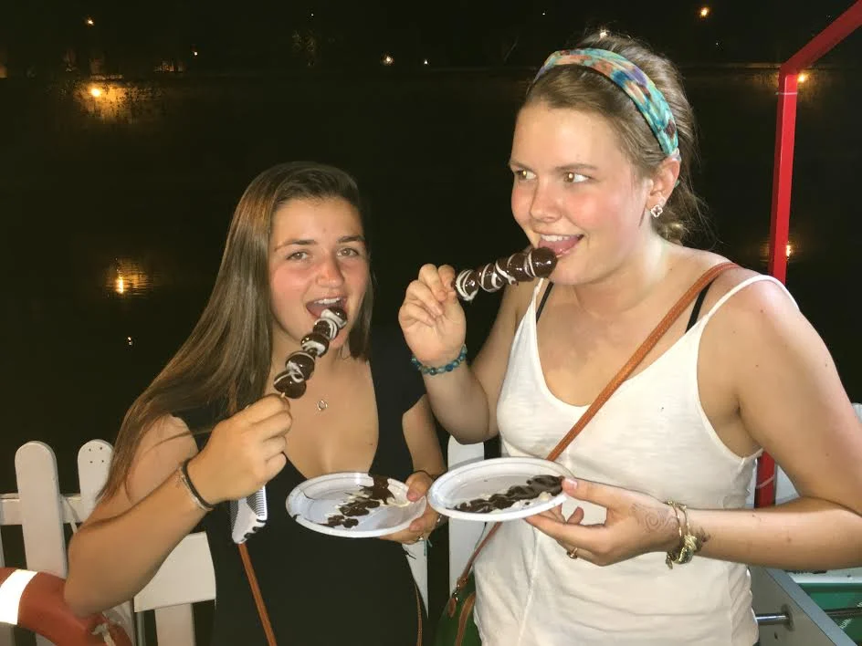 Chocolate-covered strawberries: a necessary reward! by Cate Turner
