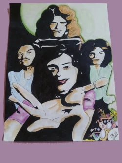 Led Zepplin. $1,000 17" x 34". Unframed, un-matted.Original.