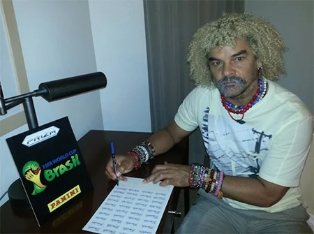 Carlos Valderrama; Colombia NT