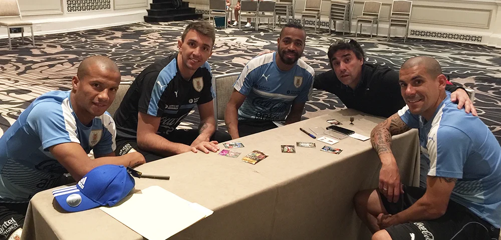 Carlos Sanchez, Fernando Muslera, Alvaro Pereira, Charlie & Maxi Pereira