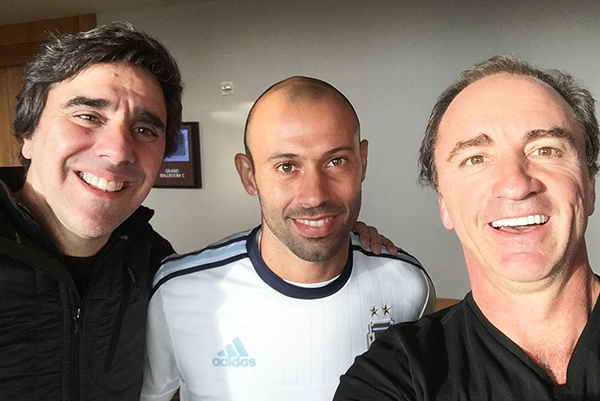 Charlie, Javier Mascherano & Dario