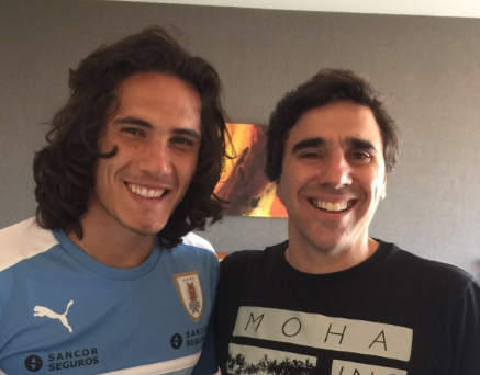 Edison Cavani and Carlos