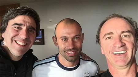 Carlos, Javier Mascherano and Dario