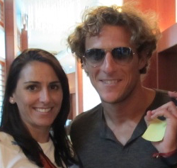 Daniella and Diego Forlan