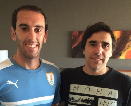 Diego Godin and Carlos