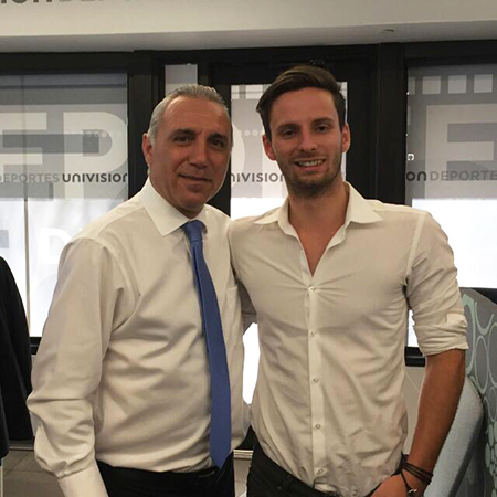 Hristo Stoichkov and Henry