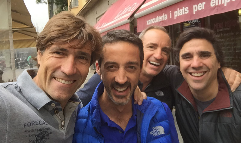 Julio Salinas, Mariano, Dario, and Carlos