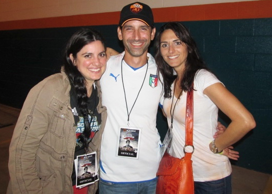 Justine, Fabio Ianelli, and Daniella