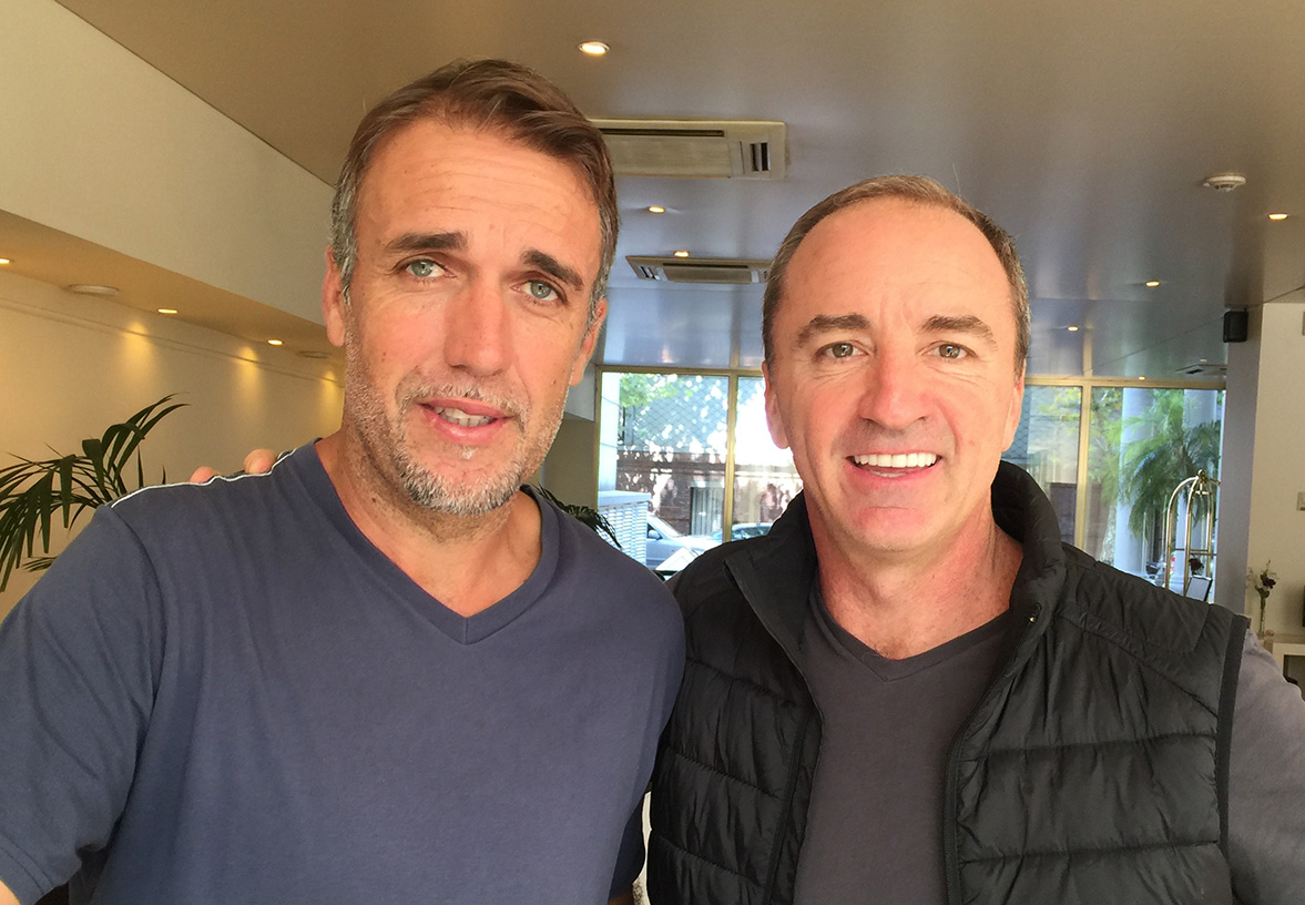 Gabriel Batistuta and Dario