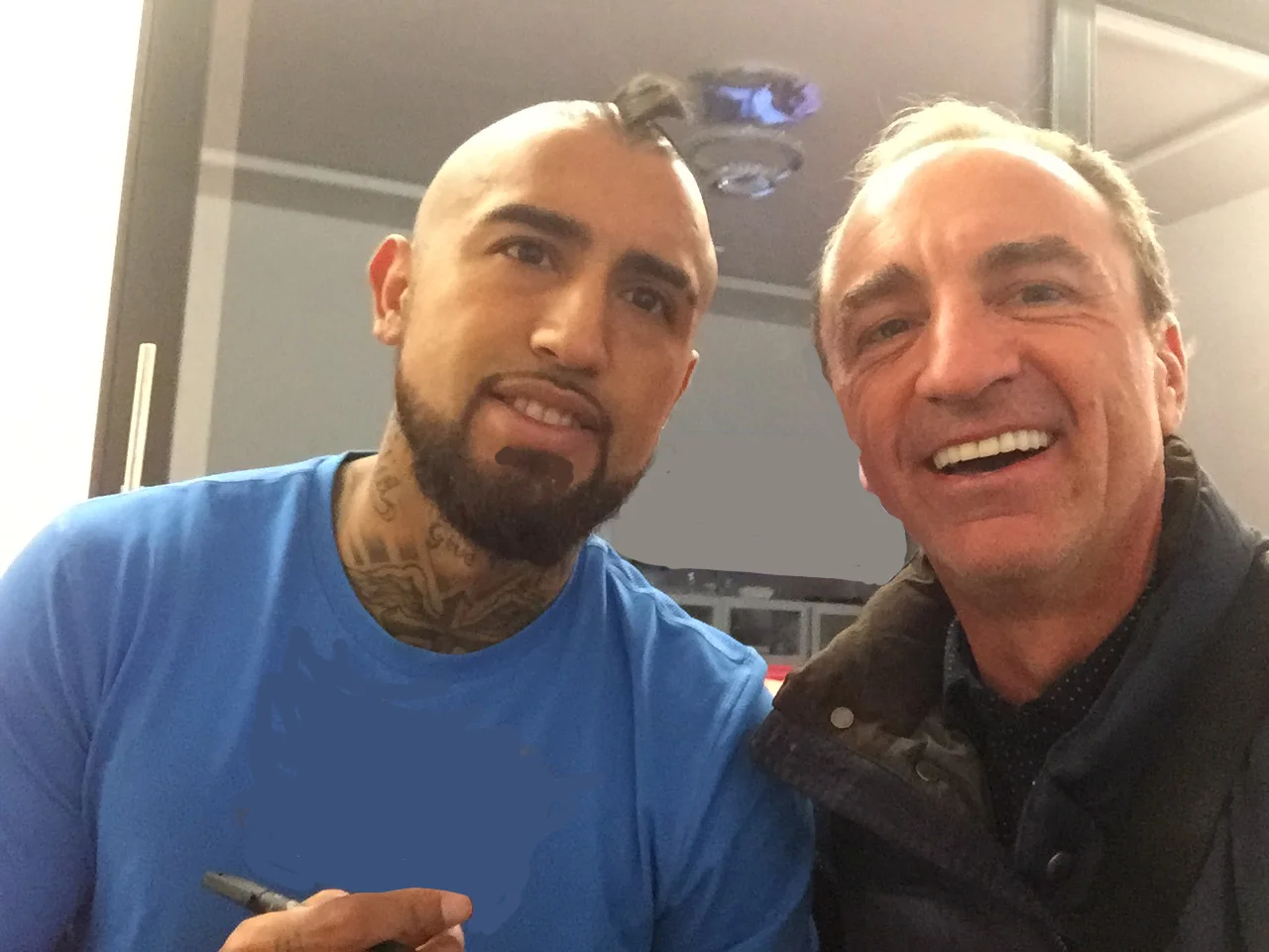 Arturo Vidal and Dario