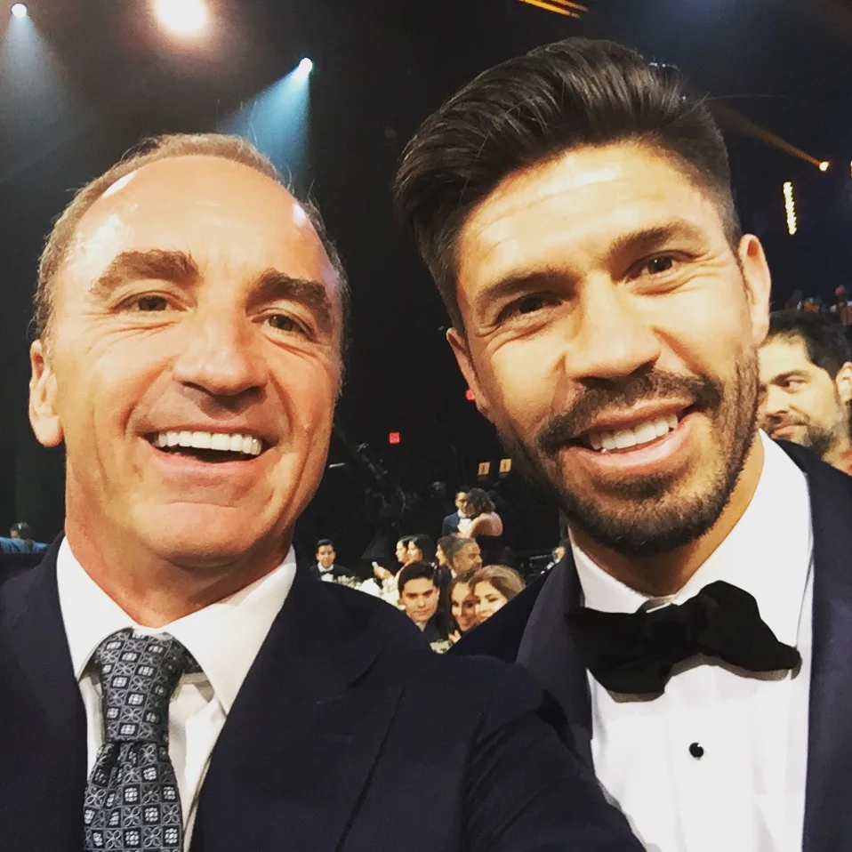 Dario Brignole & Oribe Peralta en los premios Univision en Miami