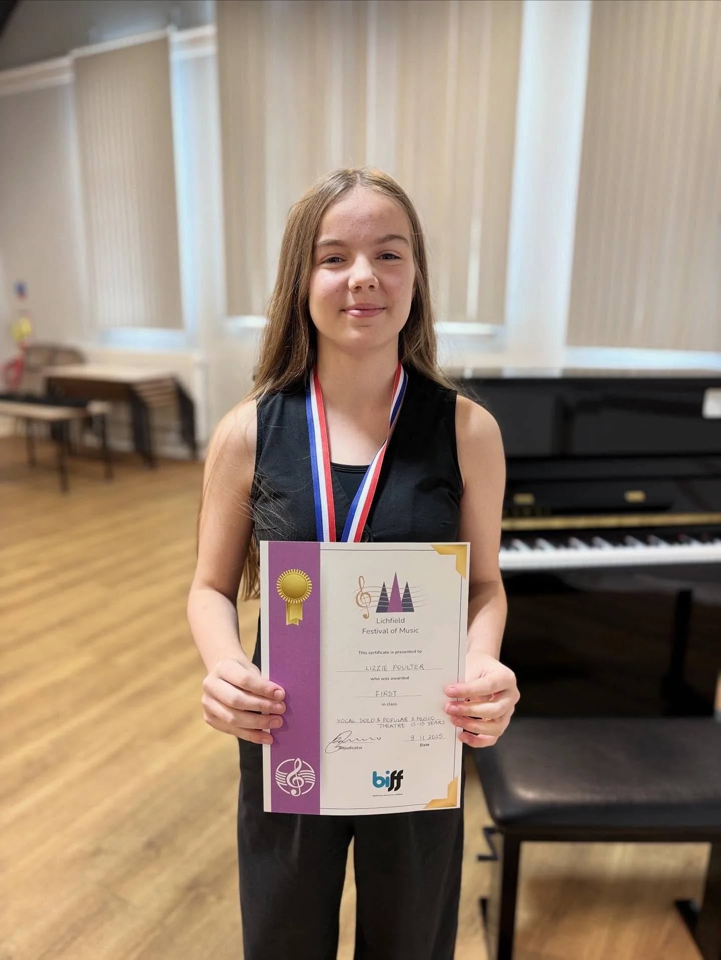 🥇3 ENTRIES &amp; 3 WINNERS - AN EXCELLENT DAY AT LICHFIELD FESTIVAL OF MUSIC

🥇 We have had a brilliant day at Lichfield Festival of Music with the wonderful Lizzie, Katie and Neave all taking first place in their categories!

🥇 They performed bri
