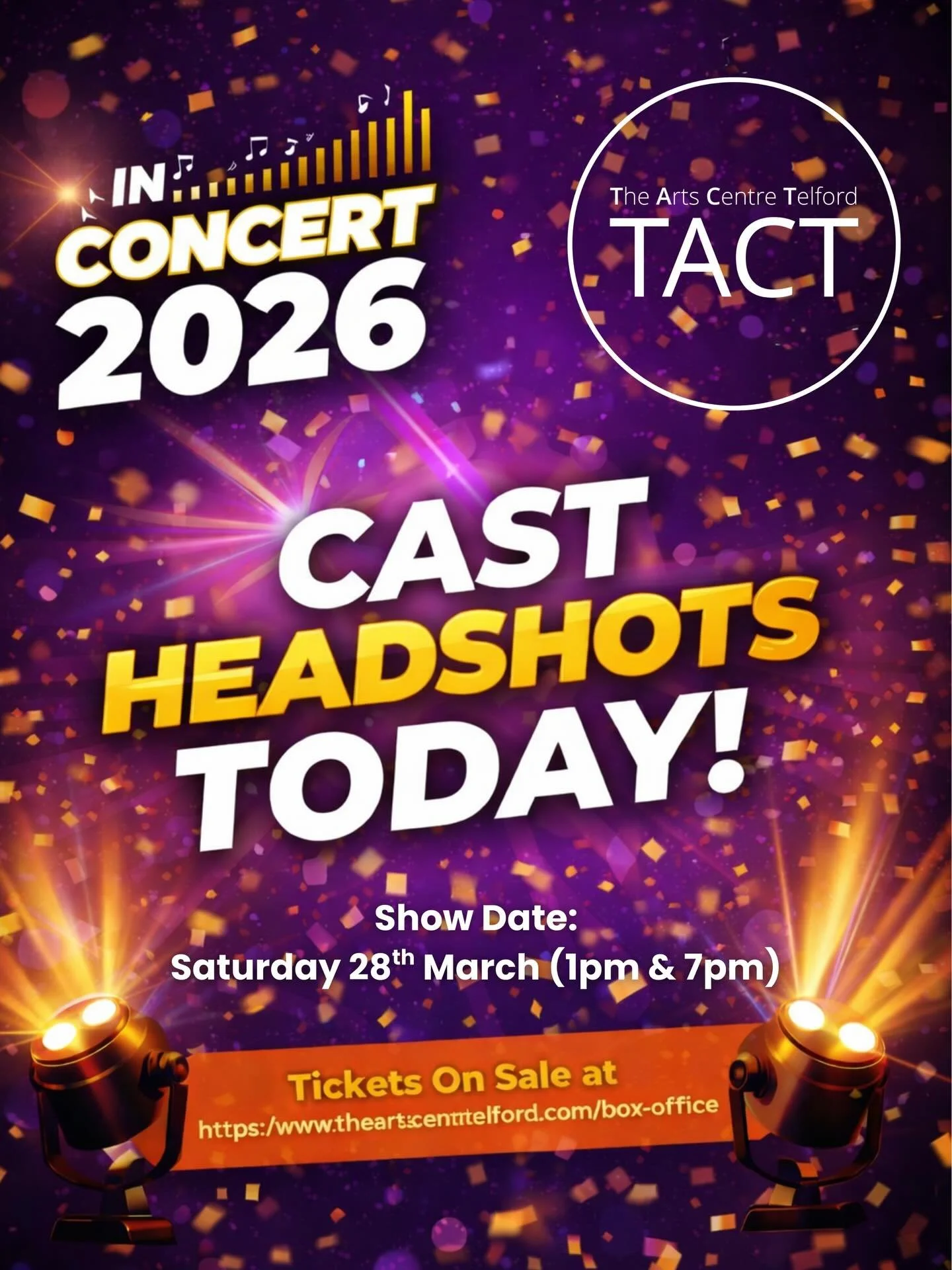 📸 IN CONCERT CAST HEADSHOTS TODAY - TICKETS ON SALE FOR IN CONCERT ON SATURDAY 28th MARCH

🌟 We are delighted to welcome @marifflurphotography for cast headshots today! Things are getting very exciting now as In Concert 2026 is only 3 weeks away!

