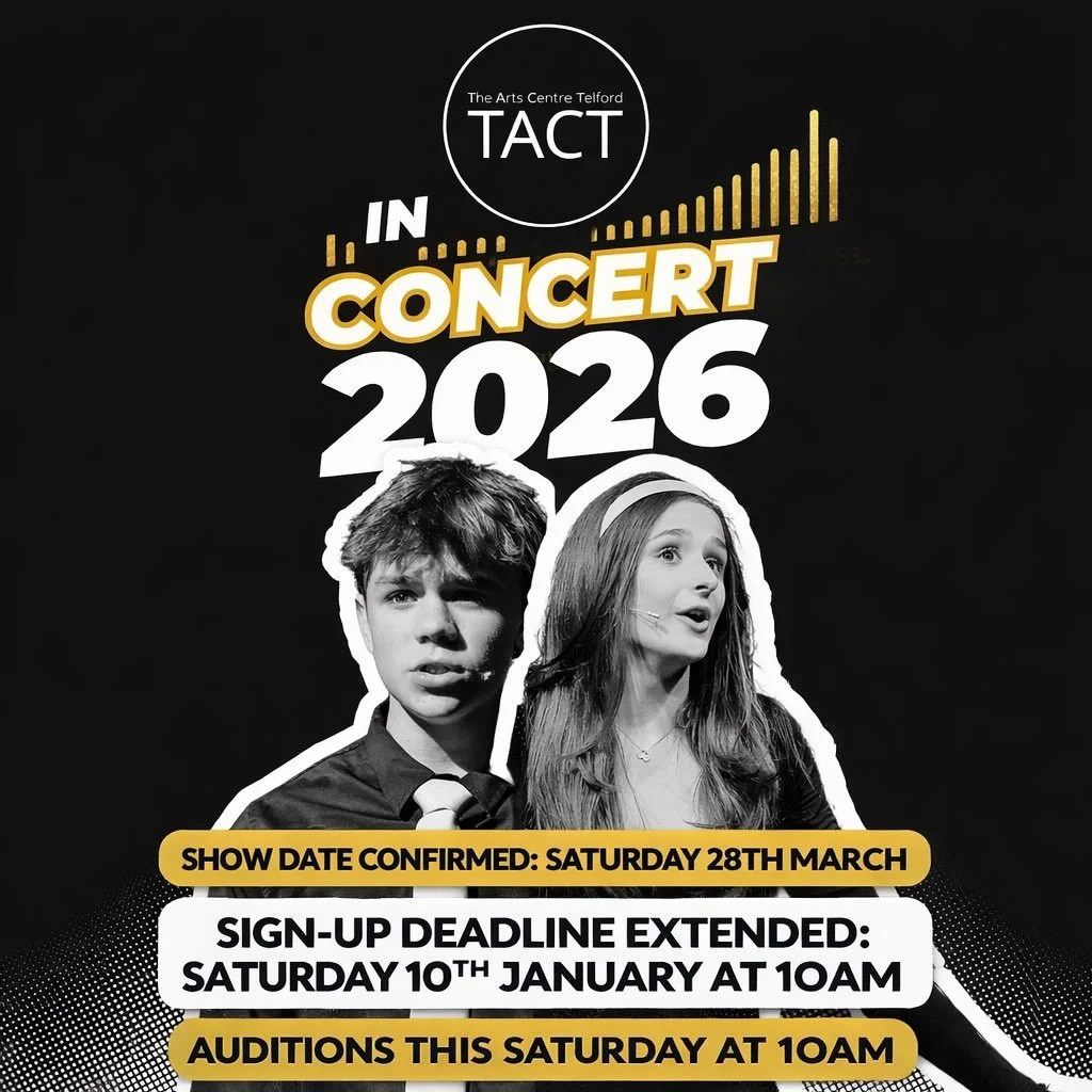 🚨 SHOW DATE CONFIRMED - SATURDAY 28TH MARCH

🎤 AUDITIONS - SATURDAY 12:30&ndash;3:30PM (Please ignore 10am on the poster)

📝 SIGN-UP DEADLINE EXTENDED - SATURDAY 10TH JANUARY AT 10AM

👉 SIGN-UP TODAY TO SECURE YOUR PLACE:
https://www.theartscentr