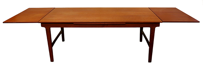 X-Long teak dining table: $2400