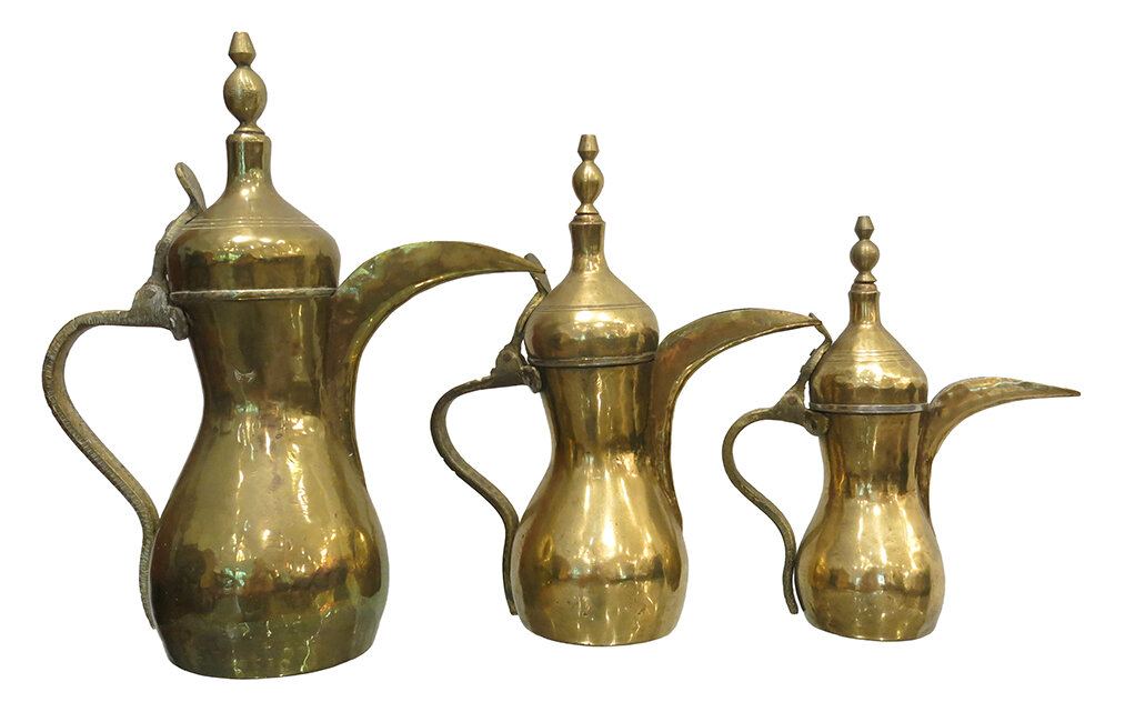 Brass tea pots: $290