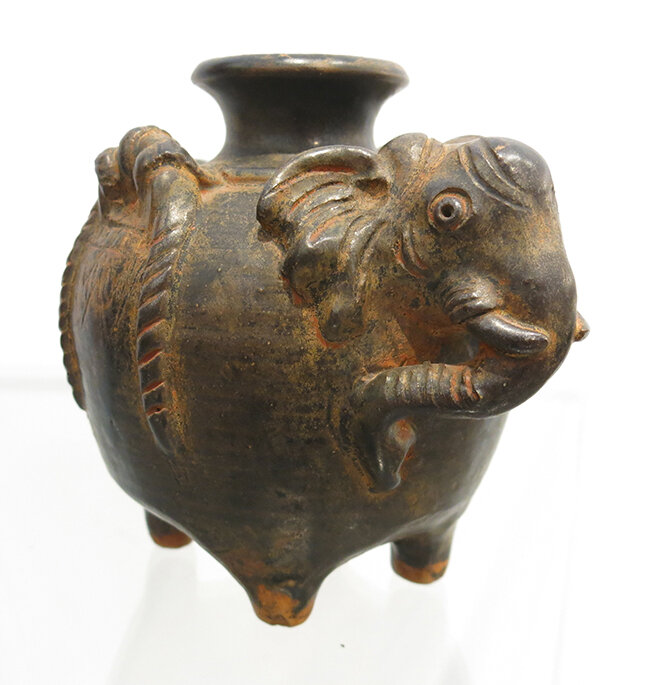 Elephant baluster jar: $120