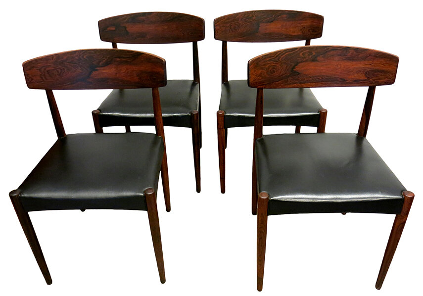 Rosewood dining chairs: $3220
