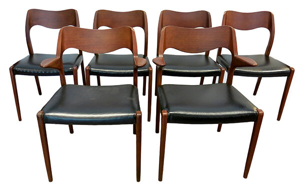 Niels Moller dining chairs: Sold