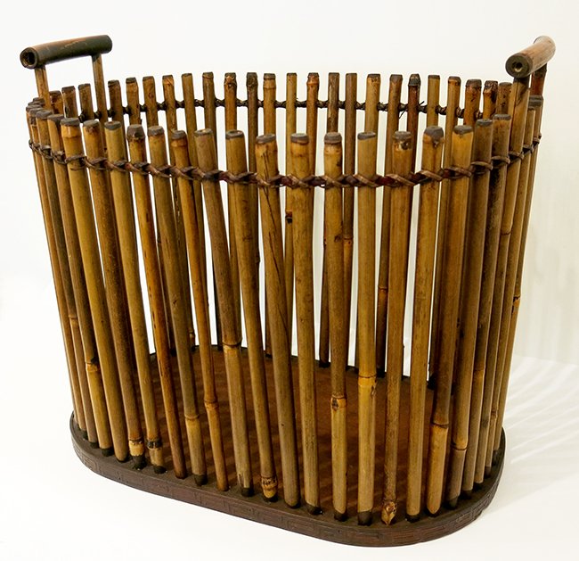 Bamboo basket: Sold