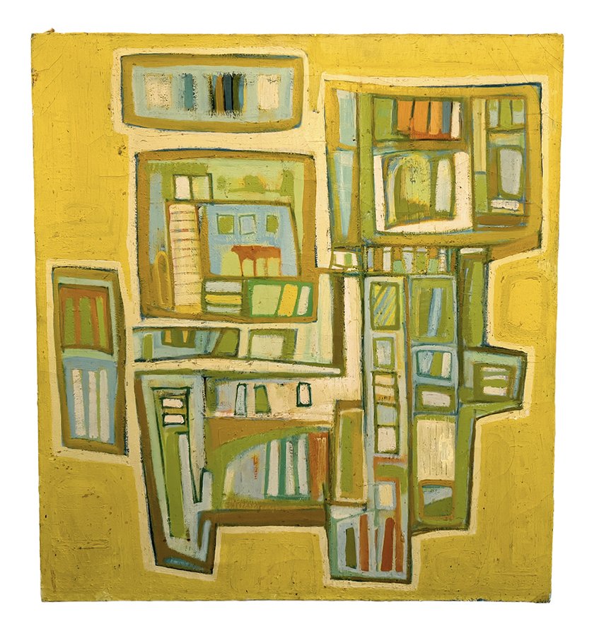 Harry Eisinger oil on canvas: Sold