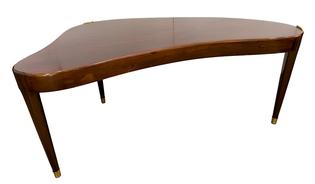 Organically formed coffee table: $1960