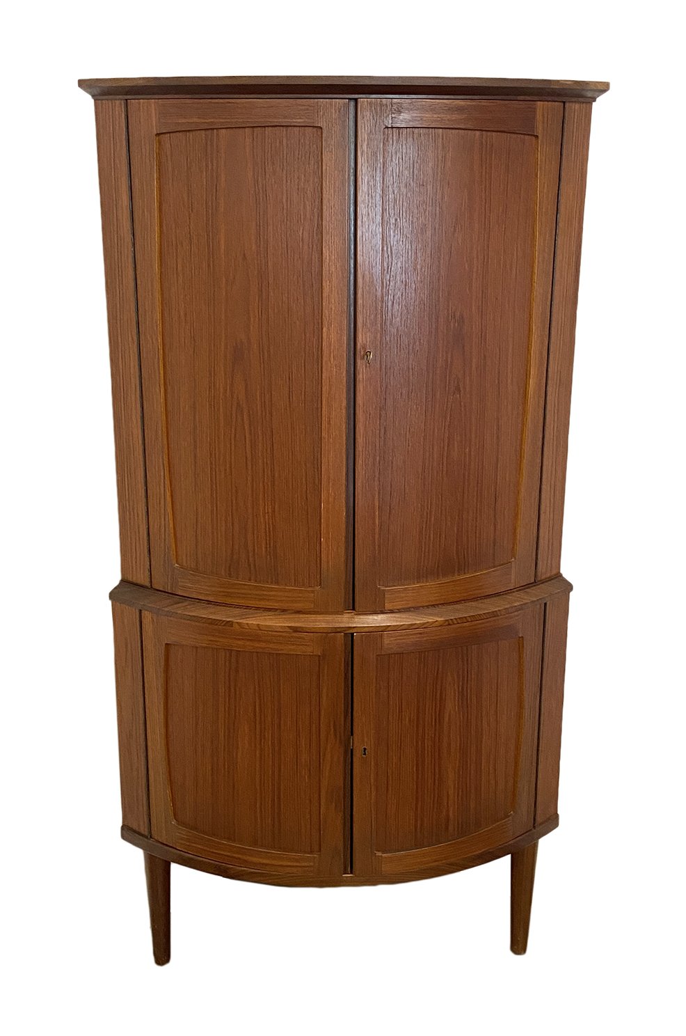 Danish corner cabinet: $1600