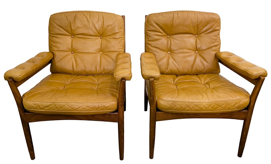 Gote Mobler Armchairs: Sold