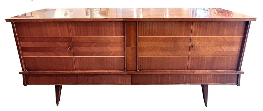 Sideboard with chevron marquetry: $5400
