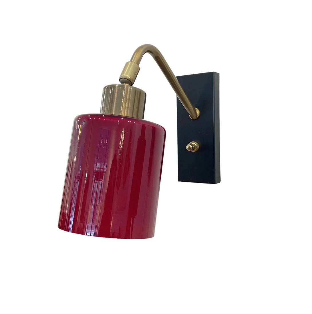Red Barrel Lamps with Brass Sconces - midcentury modern vintage atlanta 5.jpg
