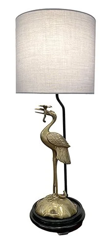 Brass Crane Lamp - antique vintage atlanta 1.jpg