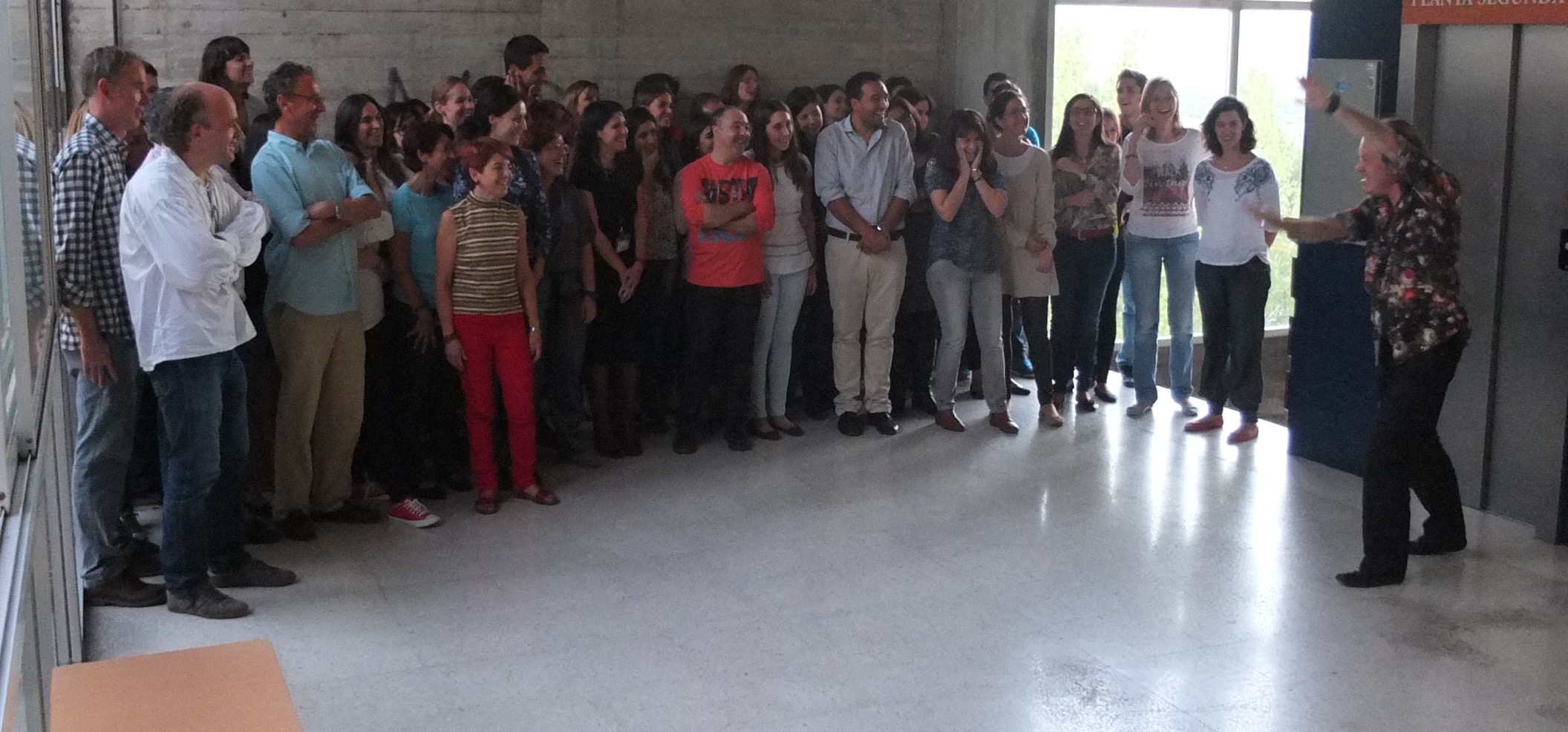 Formación de profesores en la conferencia de GRETA, Granada.